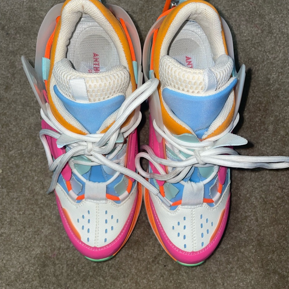 Colorful platform shoes